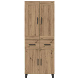 Credenza 2 pcs Rovere artigianale 69,5 x 34 x 180 cm