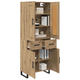 Credenza 2 pcs Rovere artigianale 69,5 x 34 x 180 cm