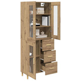 Credenza con cassetto Rovere artigianale 69,5 x 34 x 180 cm