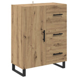 Credenza 2 pcs Rovere artigianale Legno truciolato