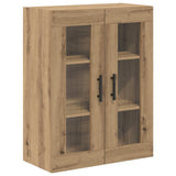 Credenza 2 pcs Rovere artigianale Legno truciolato