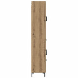 Credenza 2 pcs Rovere artigianale Legno truciolato