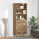 Credenza 2 pcs Rovere artigianale 69,5 x 34 x 180 cm
