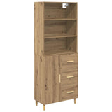 Credenza Rovere artigianale 69,5 x 32,5 x 180 cm