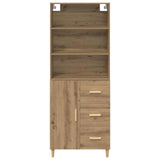 Credenza con cassetto Rovere artigianale 69,5 x 32,5 x 180 cm