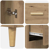 Credenza con cassetto Rovere artigianale 69,5 x 34 x 180 cm