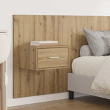 Testata con Comodino 3 pcs Rovere artigianale Legno truciolato