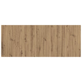 Testata con Comodino 3 pcs Rovere artigianale Legno truciolato