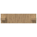 Testata con Comodino 3 pcs Rovere artigianale Legno truciolato
