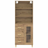 Credenza con cassetto Rovere artigianale 69,5 x 34 x 180 cm