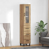 Credenza Rovere artigianale 34,5 x 34 x 180 cm