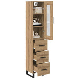 Credenza Rovere artigianale 34,5 x 34 x 180 cm