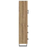 Credenza Rovere artigianale 34,5 x 34 x 180 cm