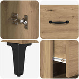 Credenza Rovere artigianale 69,5 x 34 x 180 cm