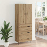 Credenza 2 pcs Rovere artigianale 69,5 x 34 x 180 cm