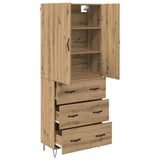Credenza 2 pcs Rovere artigianale 69,5 x 34 x 180 cm