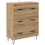Credenza 2 pcs Rovere artigianale 69,5 x 34 x 180 cm