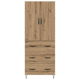 Credenza 2 pcs Rovere artigianale 69,5 x 34 x 180 cm