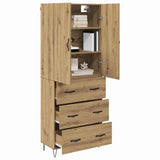 Credenza 2 pcs Rovere artigianale 69,5 x 34 x 180 cm