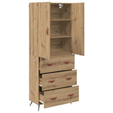 Credenza con cassetto Rovere artigianale 69,5 x 34 x 180 cm