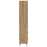 Credenza con cassetto Rovere artigianale 69,5 x 34 x 180 cm