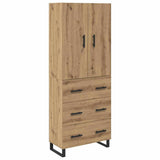 Credenza 2 pcs Rovere artigianale 69,5 x 34 x 180 cm