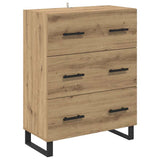 Credenza 2 pcs Rovere artigianale 69,5 x 34 x 180 cm
