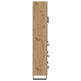 Credenza 2 pcs Rovere artigianale 69,5 x 34 x 180 cm