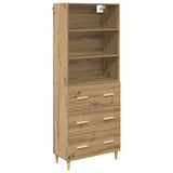 Credenza Rovere artigianale 69,5 x 32,5 x 180 cm
