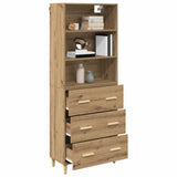 Credenza Rovere artigianale 69,5 x 32,5 x 180 cm