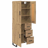 Credenza 2 pcs Rovere artigianale 69,5 x 34 x 180 cm