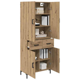 Credenza con cassetto Rovere artigianale 69,5 x 34 x 180 cm