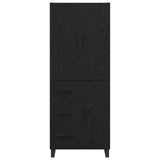 Credenza con cassetto 2 pcs Rovere Nero 69,5 x 34 x 180 cm