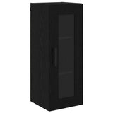 Credenza Rovere Nero 34,5 x 34 x 180 cm Legno truciolato