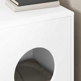 Casa per Gatti Bianco 42,5 x 40 x 53 cm Legno truciolato