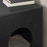 Casa per Gatti Nero 42,5 x 40 x 53 cm Legno truciolato