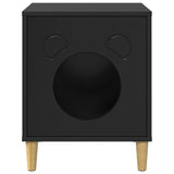 Casa per Gatti Nero 42,5 x 40 x 53 cm Legno truciolato