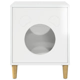 Casa per Gatti Bianco Lucido 42,5 x 40 x 53 cm