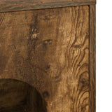 Casa per Gatti Rovere fumé 42,5 x 40 x 53 cm Legno truciolato