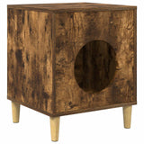 Casa per Gatti Rovere fumé 42,5 x 40 x 53 cm Legno truciolato