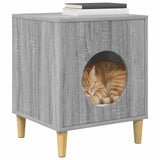 Casa per Gatti Grigio Sonoma 42,5 x 40 x 53 cm