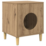 Casa per Gatti Rovere Artigianale 42,5 x 40 x 53 cm