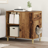 Casa per Gatti Legno vecchio 72 x 42.5 x 70 cm