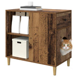 Casa per Gatti Legno vecchio 72 x 42.5 x 70 cm