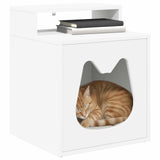 Casa per Gatti Bianco 42,5 x 40 x 53,5 cm Legno truciolato