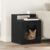 Casa per Gatti Nero 42,5 x 40 x 53,5 cm Legno truciolato