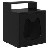 Casa per Gatti Nero 42,5 x 40 x 53,5 cm Legno truciolato