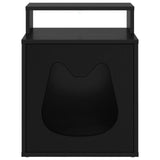 Casa per Gatti Nero 42,5 x 40 x 53,5 cm Legno truciolato