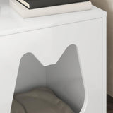 Casa per Gatti Bianco Lucido 42,5 x 40 x 53,5 cm