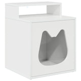 Casa per Gatti Bianco Lucido 42,5 x 40 x 53,5 cm